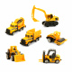 Aga4Kids Camion cu mașinuțe de construcții