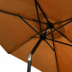 Aga Umbrelă de grădină înclinabilă 250 cm Maro