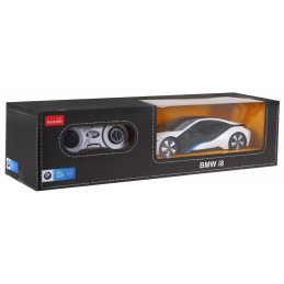 BMW i8 alb RASTAR model 1:24 Mașină telecomandată + telecomandă 2,4 GHz