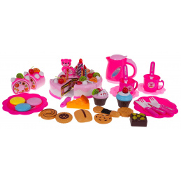 Set de ziua de naștere Petrecere Tort Roz Set de ziua de naștere Petrecere Tort Roz