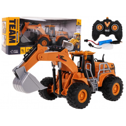 Excavator cu Funcție de Lumini și Fum R/C Excavator cu Funcție de Lumini și Fum R/C