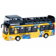 Autobuz metalic etajat ZA2094 - galben