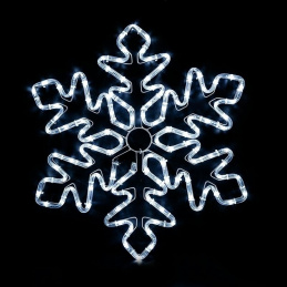 LD1 LĂMPI FULG DE ZĂPADĂ ȘARPE LED 55CM ALBĂ