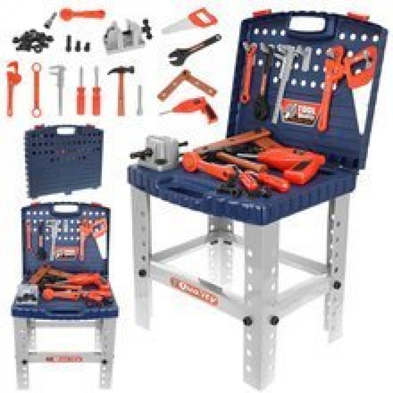 Atelier pentru copii 2 în 1 cu accesorii 67 piese ISO 9422