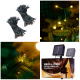 Aga Șir de lumini solare 20 m 200 LED Alb cald