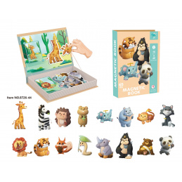 Puzzle Magnetice + Cărticica Safari