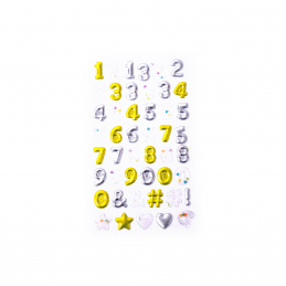 Aga4Kids Numere autoadezive DS8101ZC Aga4Kids Numere autoadezive DS8101ZC