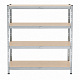 Raft metalic Linder Exclusiv 160x60x180 cm 4 polițe