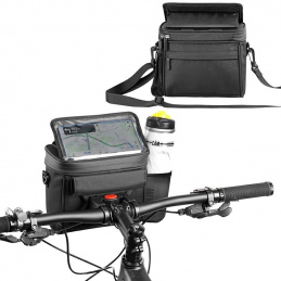 Geantă de bicicletă L34N pentru ghidon + husă pentru telefon