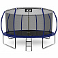 Aga SPORT EXCLUSIVE Trambulină 430 cm Albastru închis + plasă de protecție + scară