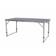 Aga Masă de camping pliabilă 120x60x54/60/70 cm Gri