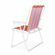 Scaun pliant Aga OXFORD MR2128 Portocaliu cu dungi