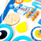 Aga4Kids Tablă Montessori din lemn Pinguin