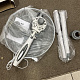 Aga Ventilator de uz casnic 43 cm Alb - CALITATEA II 6DAZ2505