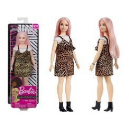 Păpușa Barbie Fashionistas rochie leopard ZA3160 universal