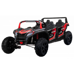 Vehicul pentru 4 persoane Buggy ATV RACING UTV2000 cu baterie Li-ion Roșu