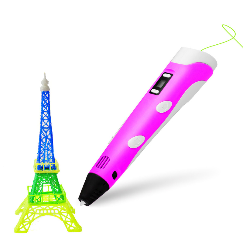 Aga Stilou 3D cu ecran LCD Violet