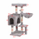 Aga Scratcher pentru pisici 36x45x90 cm Gri