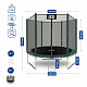 Aga SPORT TOP Trambulină 250 cm Verde închis + plasă de protecție + scară