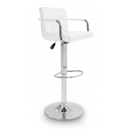 Scaun Aga Bar cu brațe Alb 2DAZ232 - II. CALITATE