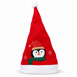Aga Căciulă de Crăciun Pinguin cu fular