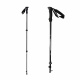 Baston de trekking Aga Carbon 61–135 cm Negru