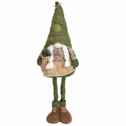 Spiriduș de Crăciun fetiță picioare telescopice - 80 cm