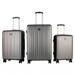 Set de valize de călătorie Aga Travel MR4667 Gri închis