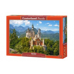 CASTORLAND Puzzle 500 de piese - Vedere spre castelul Neuschwanstein