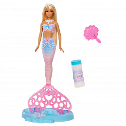 Barbie Bubbletastic Sirenă cu coadă cu bule JLW56 Barbie Bubbletastic Sirenă cu coadă cu bule JLW56