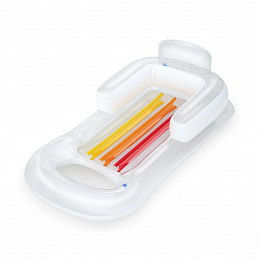 Bestway 43028 Saltea gonflabilă cu spătar Transparentă