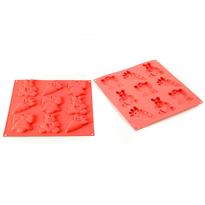 Set de copt Silikomart 9 piese galben