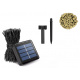 Aga Șir de lumini solare 20 m 200 LED Alb cald