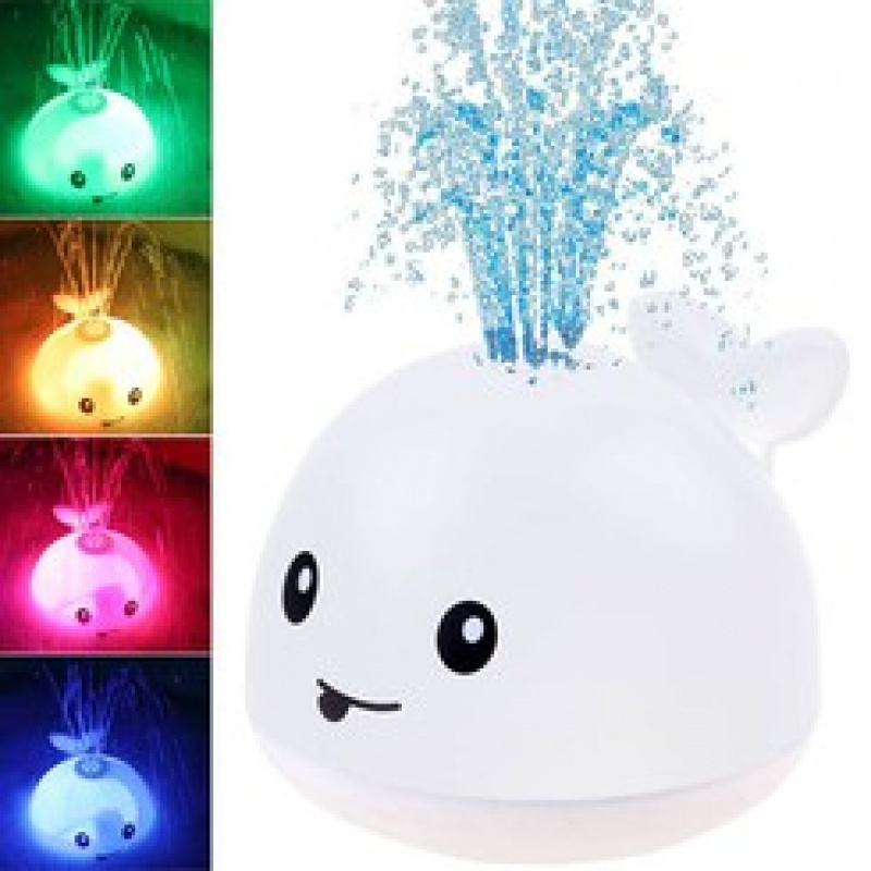 Jucărie de baie Balena cu fântână luminoasă ZA3880
