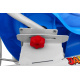 tricicletă pentru copii Elephant Blue + sunete + copertină + barieră + suport pentru picioare + mâner + schiuri + spațiu de depozitare