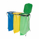 Suport pentru saci de gunoi Aga 3x120 l Galben, Albastru, Verde