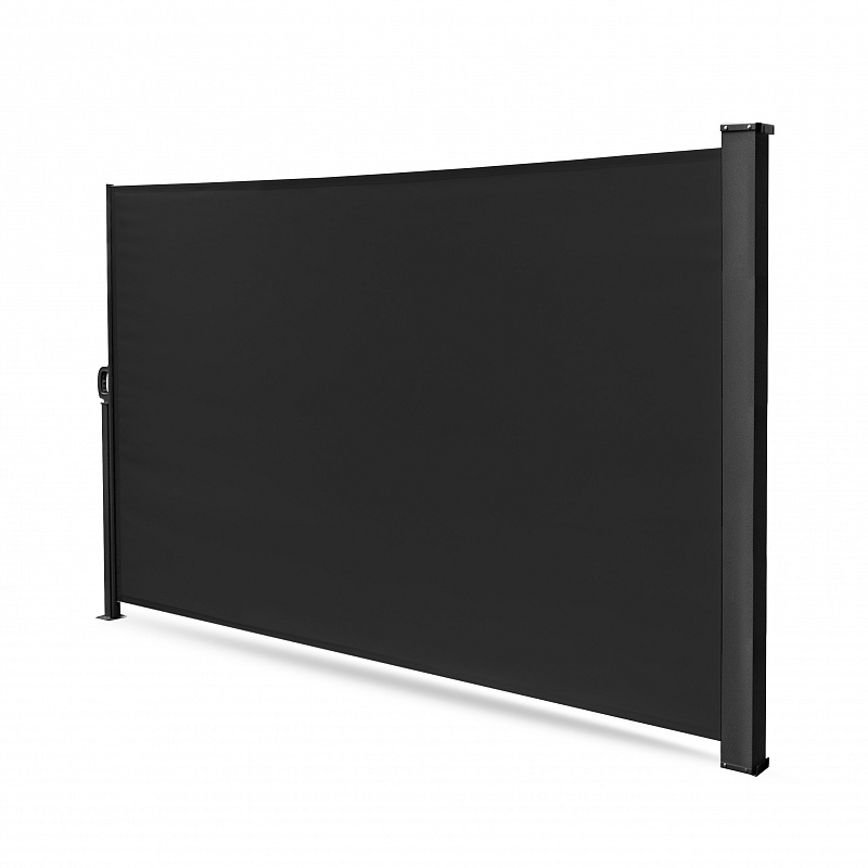 Aga Copertină laterală 1,6x3 m Negru 6DAZ434 - CALITATEA a II-a