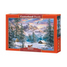 Puzzle CASTORLAND 1000 de piese - Crăciun Montan