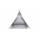 Aga4Kids Cort Teepee pentru Copii ZigZag Alb