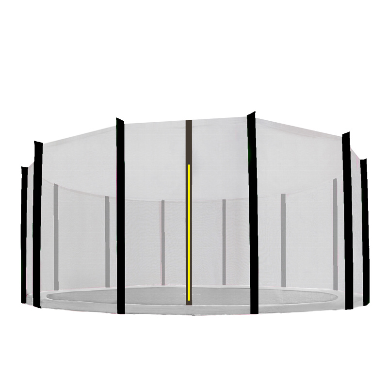 Aga Plasă de protecție 518 cm pentru 12 bare Negre / Negru