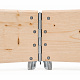 Aga Strat ridicat 120x80x40 cm Iarbă