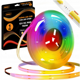 LED pásek RGB Neon COB 12V - 450D - 15W/m - IP20 - 1m