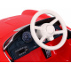 BMW 507 Retro mașinuță electrică pentru copii roșie + LED audio + telecomandă + piele ecologică + EVA + pornire lentă