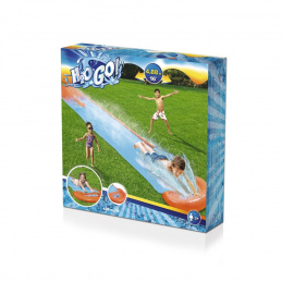 Tobogan acvatic pentru copii 3+ Pista simplă 488cm BESTWAY + Petic de reparație