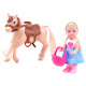 Păpușa Anlily Kiki Love cu ponei ZA2808