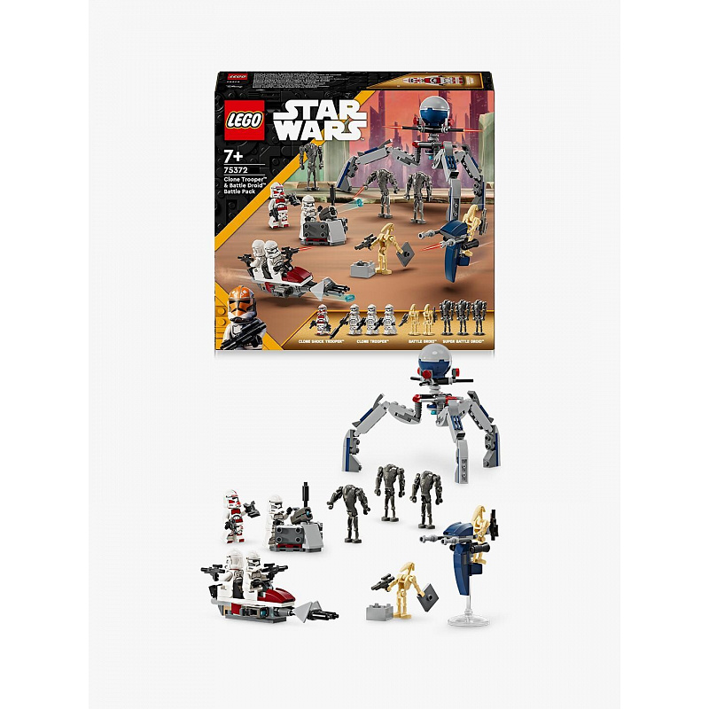 LEGO® Star Wars™ 75372 Pachet de luptă Soldat clonă ?i droid de luptă