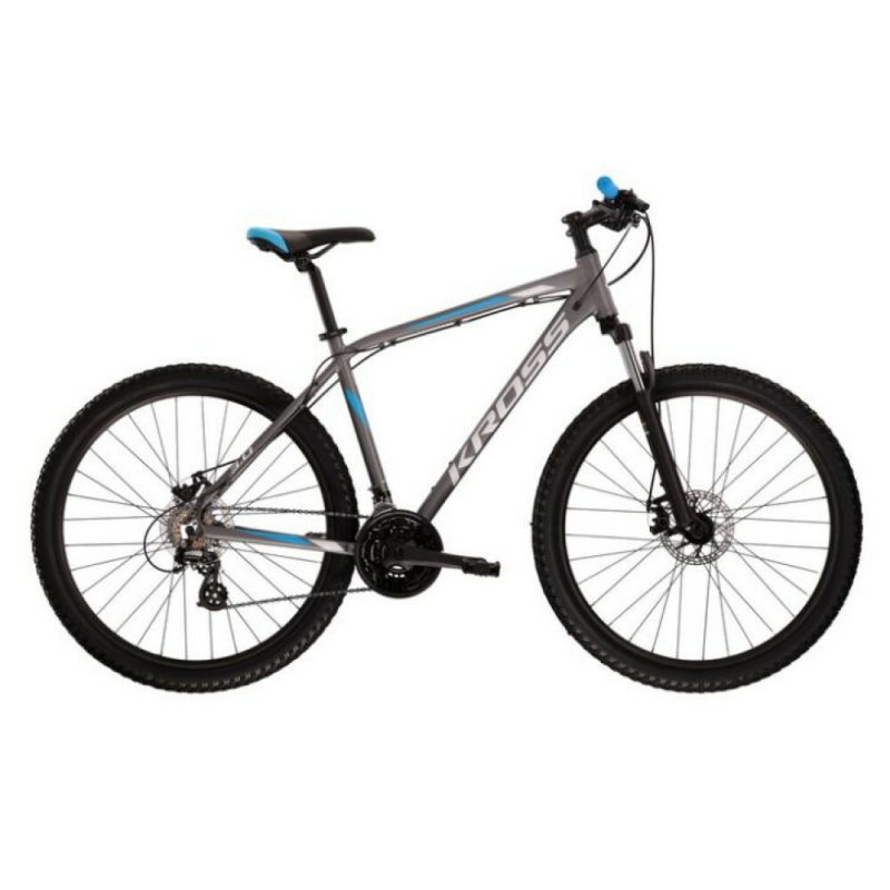 Bicicletă montană pentru bărbați KROSS HEXAGON 3.0 27,5" Gri