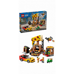 LEGO® City 60496 Experiența livrării de pizza cu vehicule