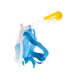 Masca de snorkeling cu față întreagă Aga L/XL albastră