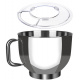 Robot de bucătărie cu râșniță 6,2 l, 2200 W Negru Ruhhy 16747